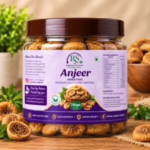 RS by Bhavna Organics Premium Anjeer (Dried Figs) – 250gm