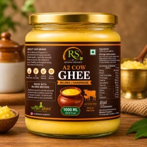 RS by Bhavna Organics A2 Cow Ghee – 1000ml