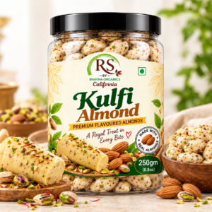 RS by Bhavna Organics Kulfi Almond 250gm – Kulfi Flavoured California Almonds