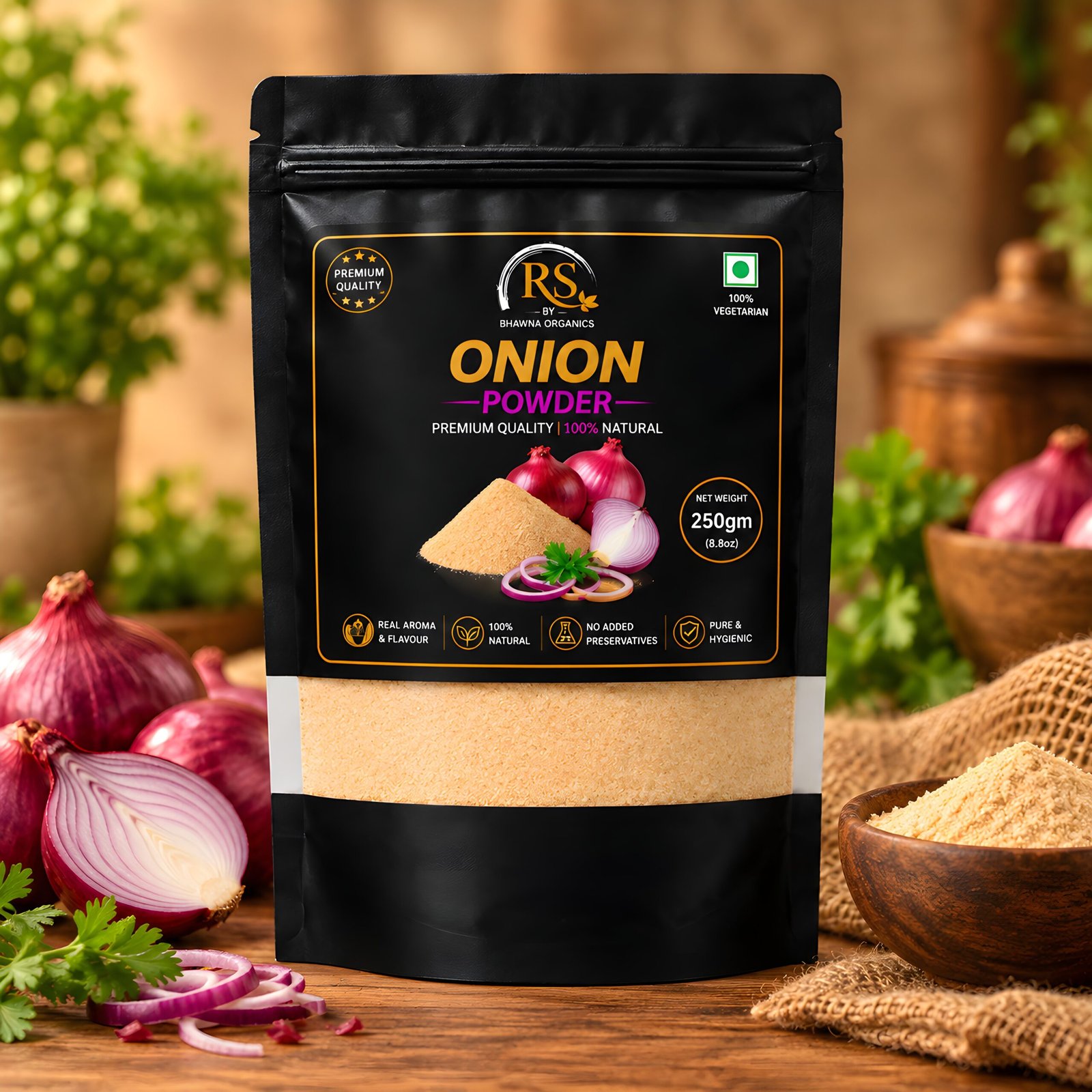 RS by Bhavna Organics Onion Powder – 250gm