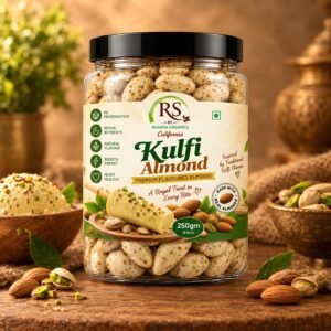 RS by Bhavna Organics Kulfi Flavoured Almonds – 500g